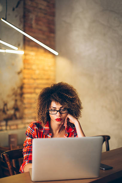istock Woman working at laptop 538173544