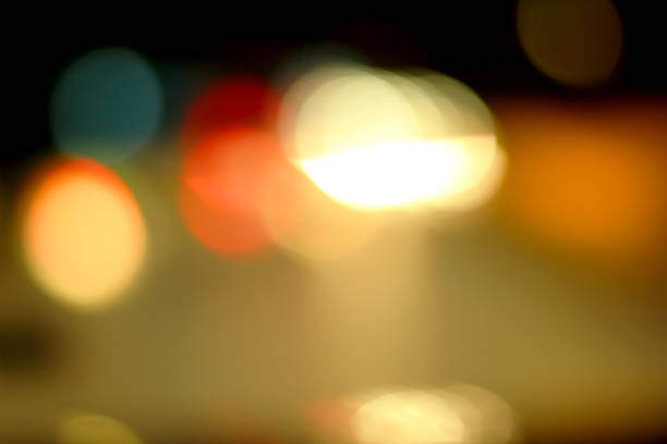 istock Blurred of car in city at night 538176477
