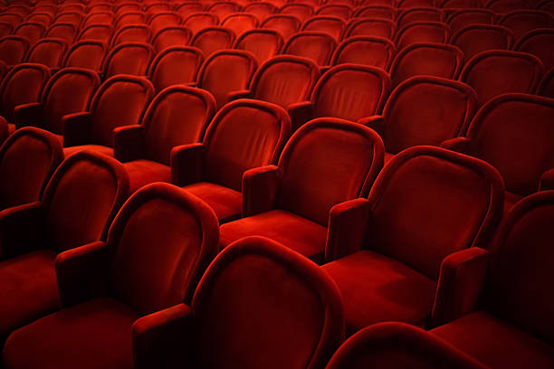 istock Rows of empty  cinema seats 538177108