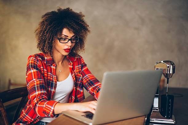 istock Woman working at laptop 538178104