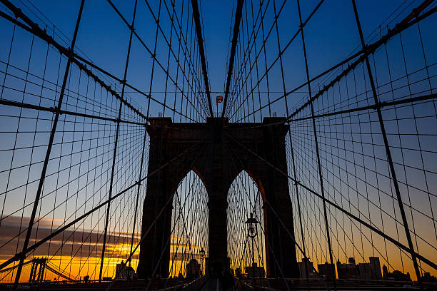 istock tower of Brooklyn bridge New York city 538178183