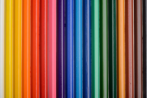 istock Colorful wooden pencils isolated on white background 538180161