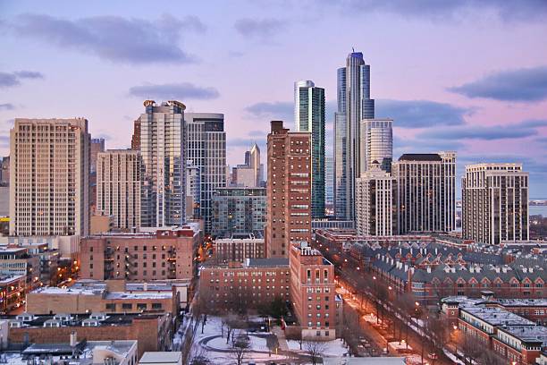 istock Chicago skyline in the winter. 538180207