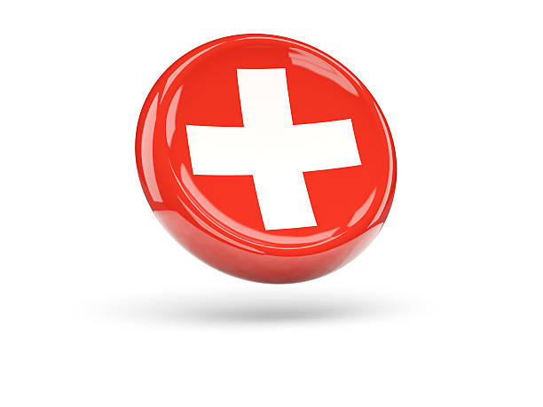 istock Flag of switzerland. Round icon 538181554