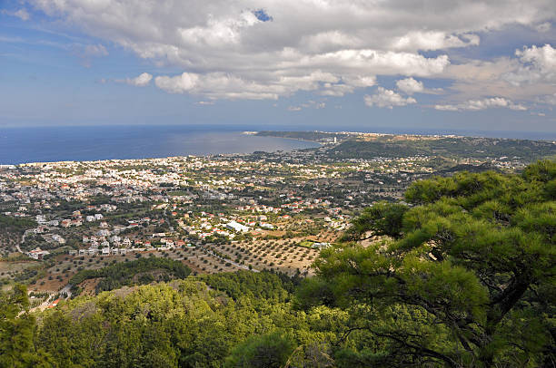 View from Ialyssos stock photo