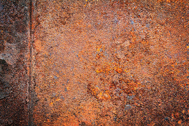 istock Rusty dirty iron metal plate background. Old rusty metal. 538183896
