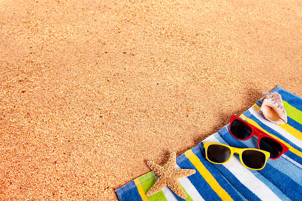 istock Caribbean summer beach background border copy space 538184218