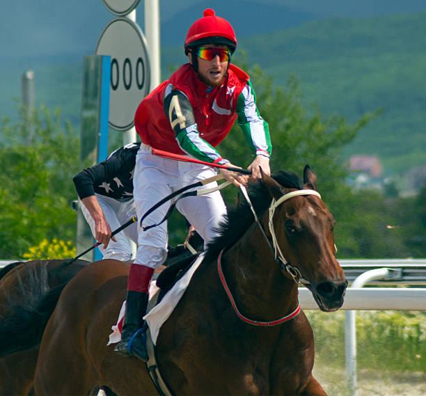 istock Horse racing  in Pyatigorsk 538188354