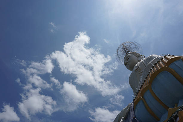 istock White Buddha and the beautiful sky 538188362