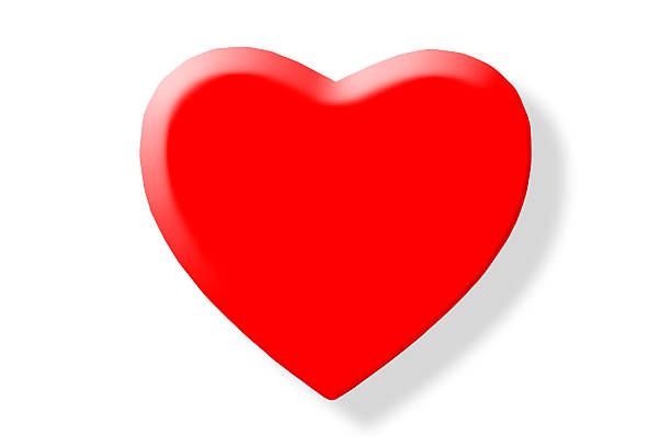istock Isolated shot of red heart shape box on white background 538193258