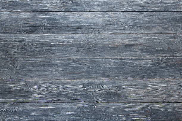 azul gris textura de madera y fondo. - knotted wood plank wall abstract texture fotografías e imágenes de stock