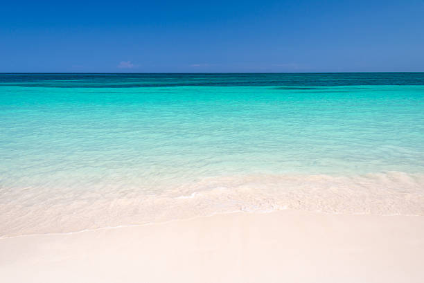 istock Sand and caribbean sea background 538196822