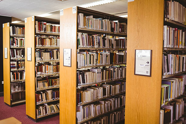 istock Close up of a bookshelf 538202193