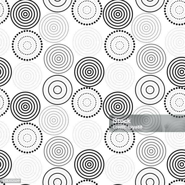 Abstract Seamless Background Made Of Rings Stock Illustration - Download Image Now - 2015, Abstract, Backgrounds