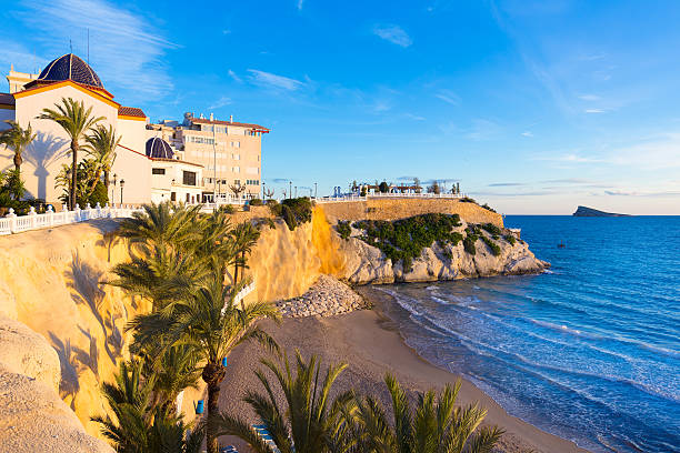 istock Benidorm Alicante mal pas beach at sunset 538202743