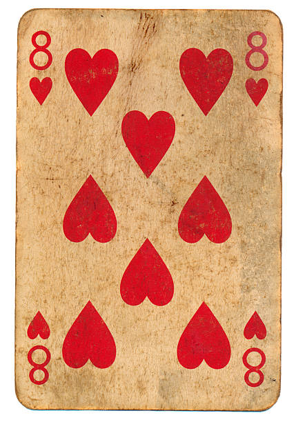 istock old playing card eight of hearts isolated on white 538202985