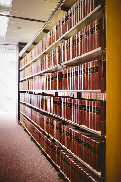 istock Close up of shelf with old books 538203069