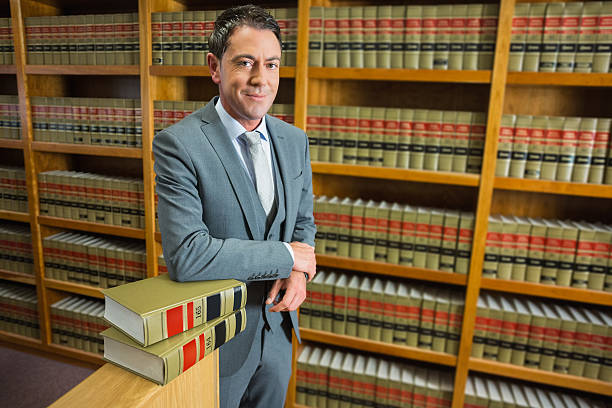istock Lawyer standing in the law library 538235065