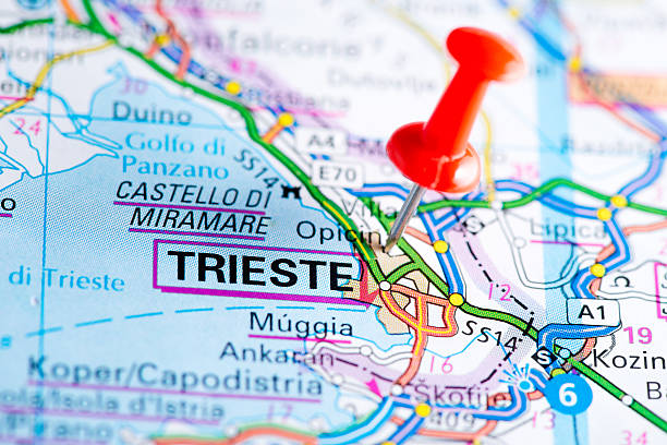 istock European cities on map series: Trieste 538235073