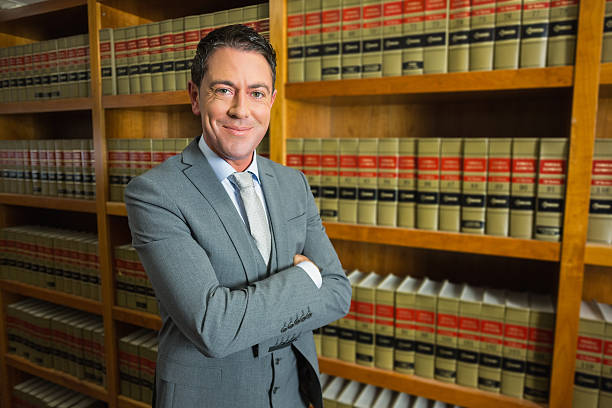 istock Lawyer standing in the law library 538235077