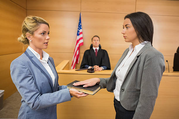 istock Witness taking an oath 538236619