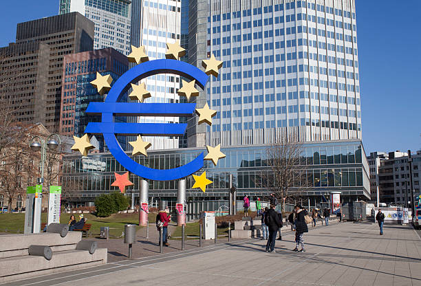 banco central europeu - central bank - fotografias e filmes do acervo
