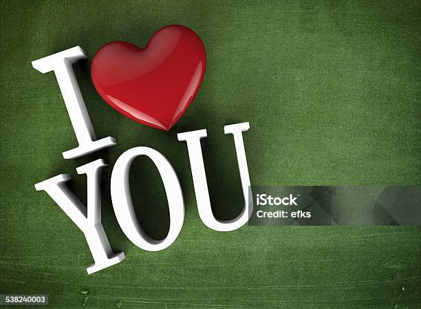 I Love You Stock Photo - Download Image Now - 2015, Art, Art And Craft