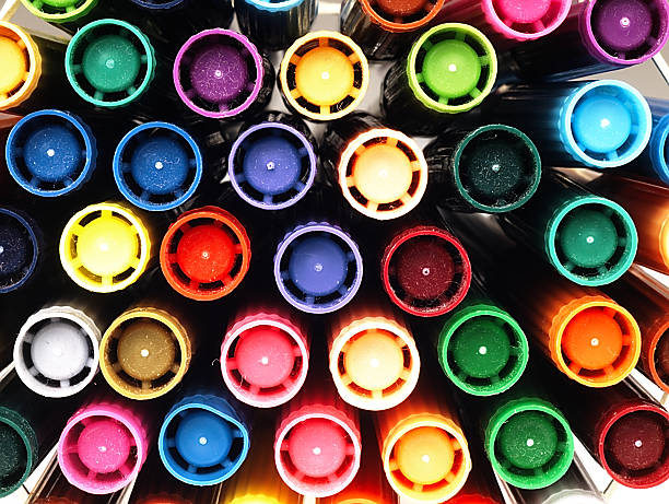 istock Colorful school markers closely. 538240085