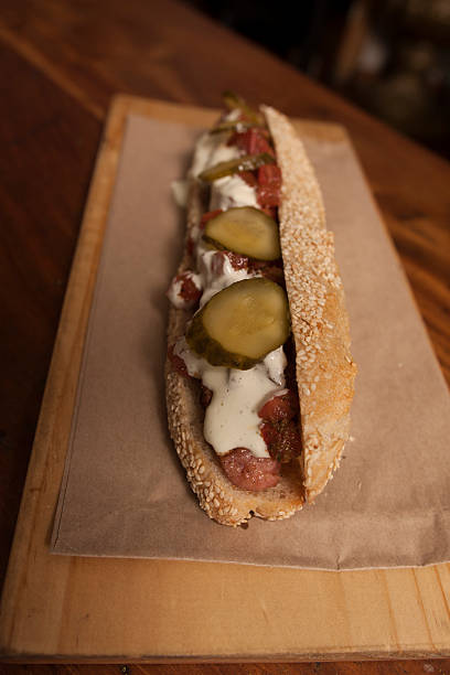 istock Gourmet Grilled All Beef Hots Dogs 538240343