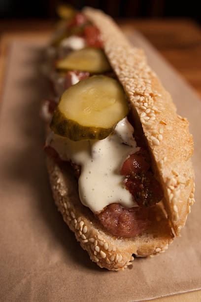 istock Gourmet Grilled All Beef Hots Dogs 538240363