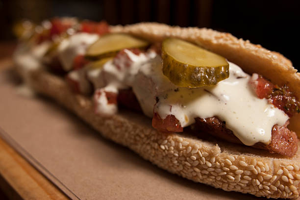 istock Gourmet Grilled All Beef Hots Dogs 538240923