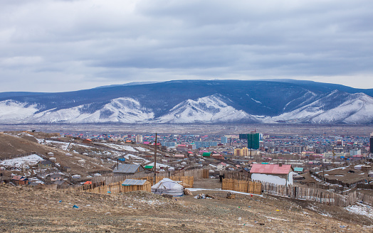 Ulaanbaatar  Mongolia  Cityscape