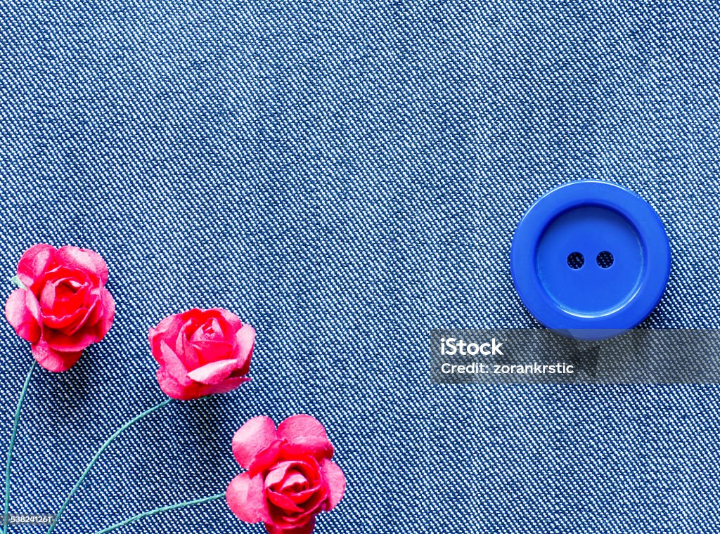 Buttons and flowers 2015 Stock Photo