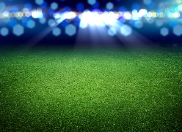 istock soccer field and the bright lights 538258227