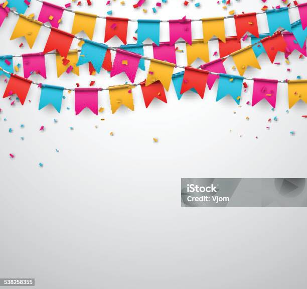 Party Celebration Background Stock Illustration - Download Image Now - Carnival - Celebration Event, Backgrounds, Bunting