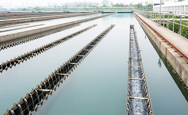 istock Modern urban wastewater treatment plant 538259041