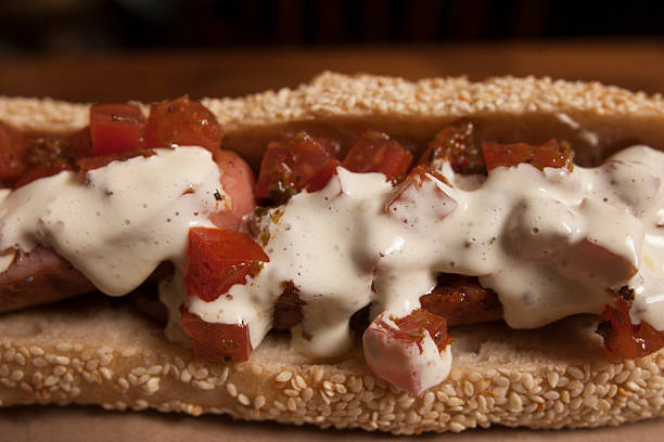 istock Gourmet Grilled All Beef Hots Dogs 538259653