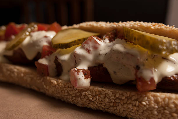 istock Gourmet Grilled All Beef Hots Dogs 538259715