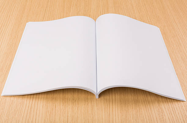 istock Blank catalog, magazines,book mock up on wood background 538259953