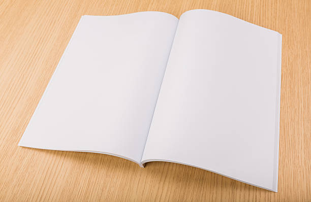 istock Blank catalog, magazines,book mock up on wood background 538259999