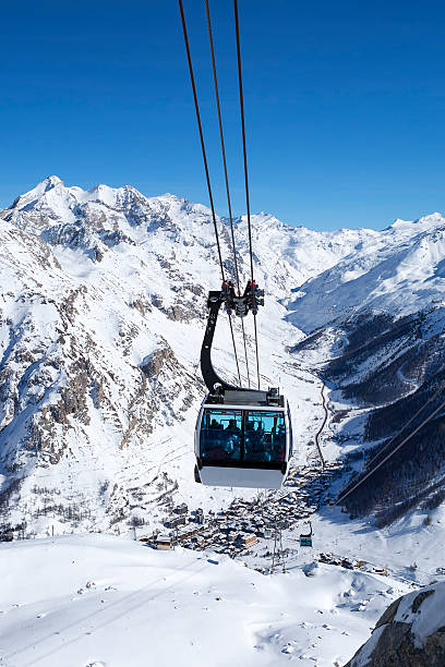 istock cable cars in a mountain area 538260147