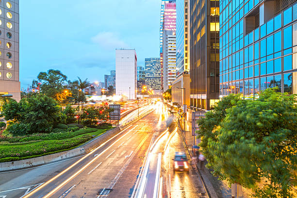 istock traffic in Hong Kong at night 538260233