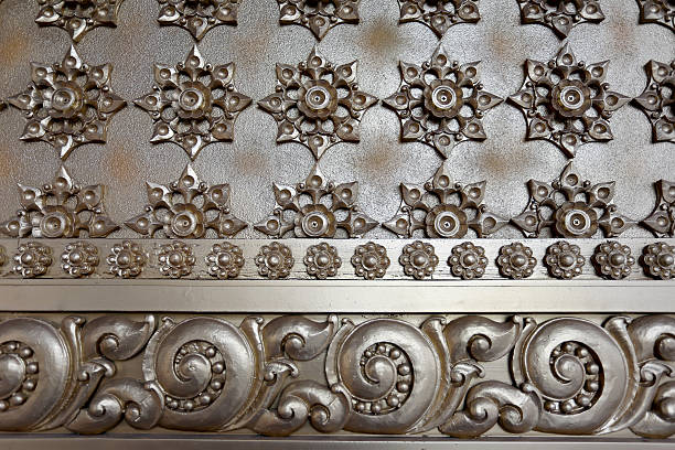 istock Decorative art of temple wall. 538260785