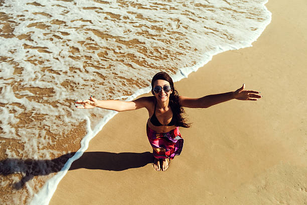 istock happy girl top view 538261067