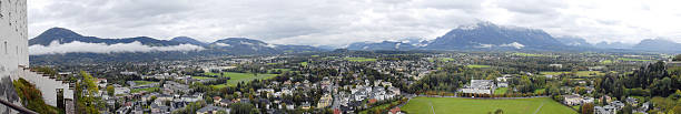istock Panorama of Salzburg.Top view. 538262029