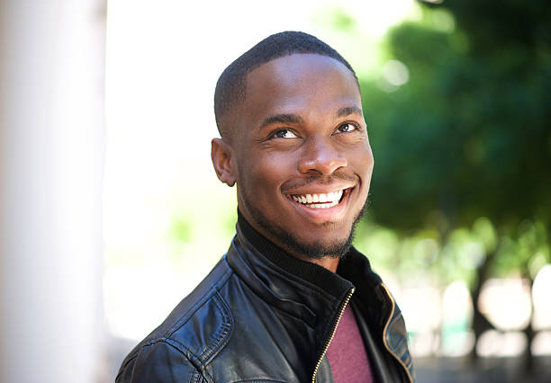 istock Cheerful african american man laughing and looking up 538262139