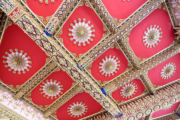 istock Decorative art of temple wall. 538263015