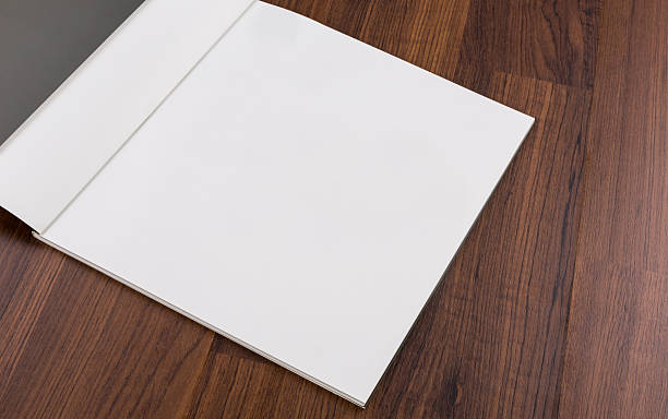 istock Blank catalog, magazines,book mock up on wood background 538276539