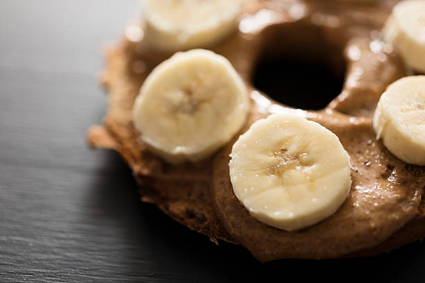 istock Almond Butter Bagel with Sliced banana 538276685