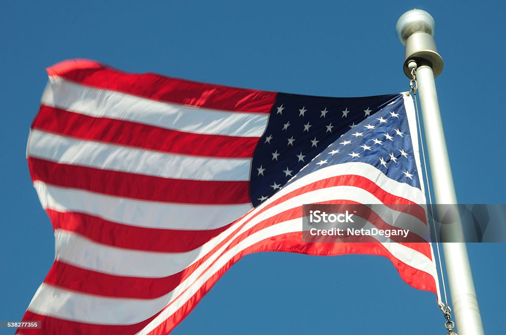 USA flag 2015 Stock Photo